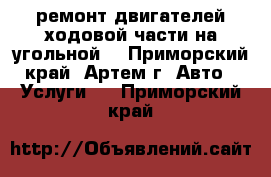 ремонт двигателей ходовой части на угольной  - Приморский край, Артем г. Авто » Услуги   . Приморский край